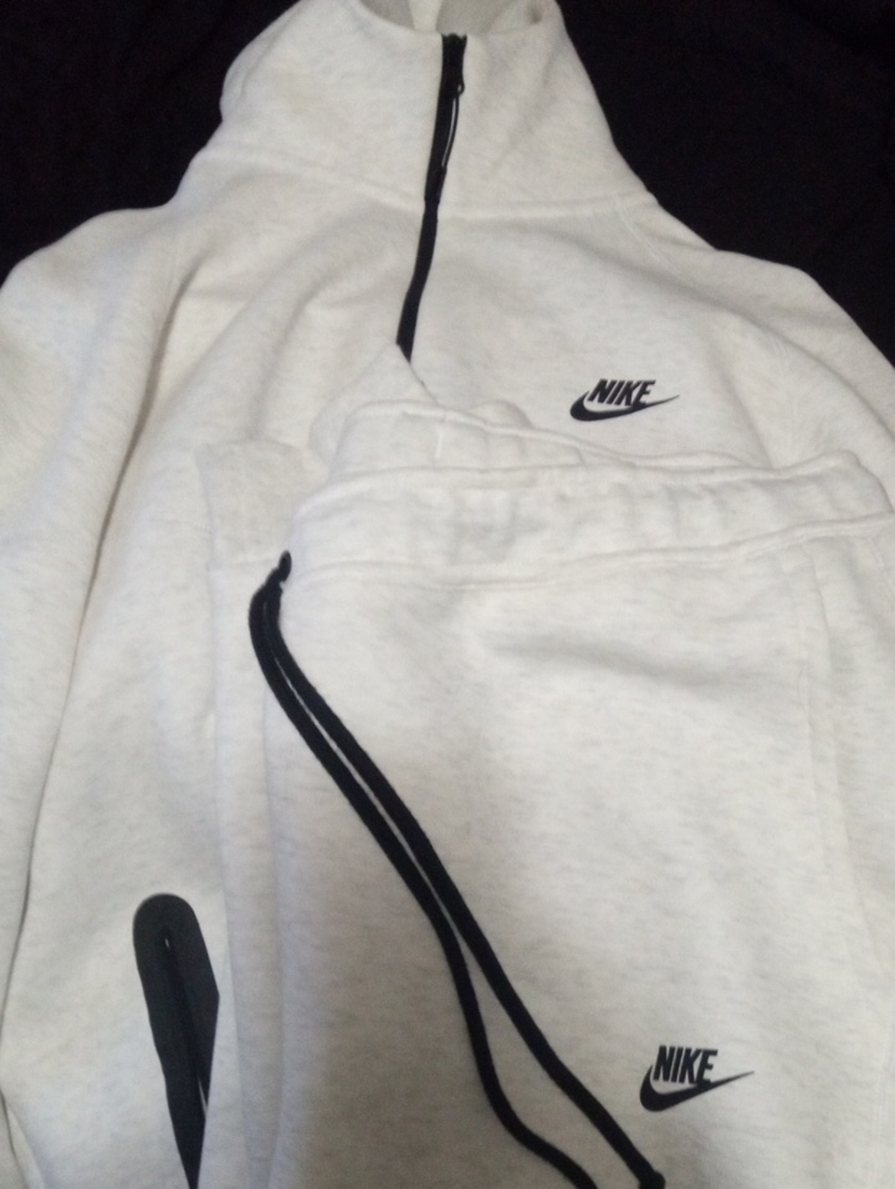 Nwot Nike Tech Xxl Light Gray Complete Suit Tried On But Have 3 Sets Prestine🔥